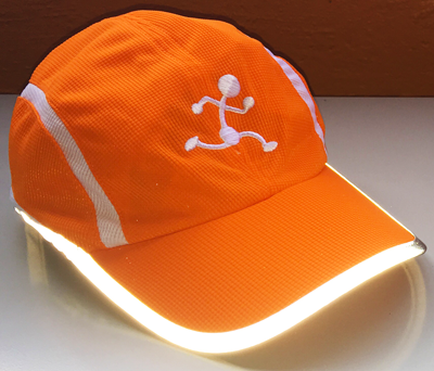 Reflective running hat